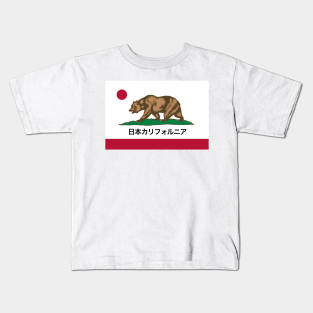 Alternate Japanese California flag Kids T-Shirt